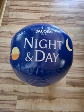 Jacobs Cafe Night and day Wasserball Beachball blau XXL riesig 70 cm groß