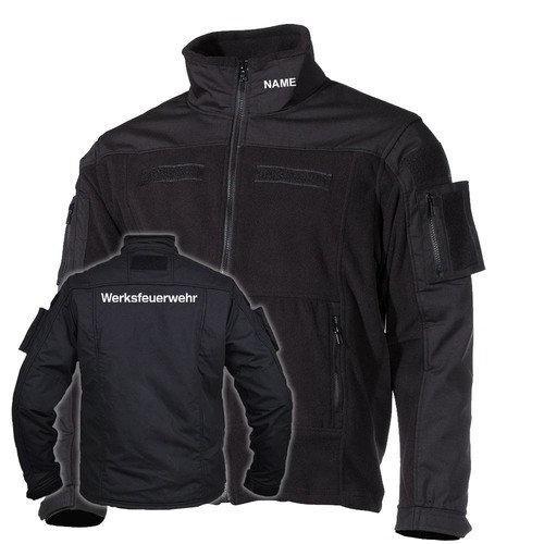 Fleecejacke gestickt
