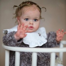 Real toddler girl - 22", reborn