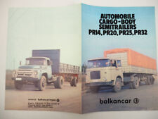 balkancar Pr 14 20 25 32 Automobile Cargo Body Semi Trailers brochure Prospekt