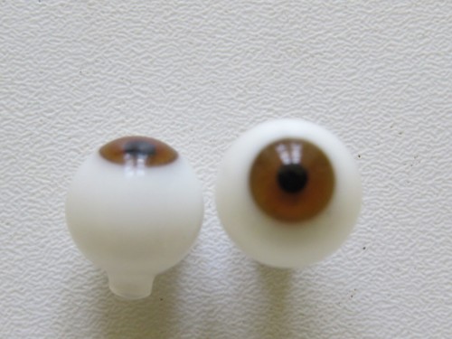 Augen puppe antik braun 13mm - antik,