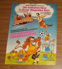 Seltene Werbung DIE TOLLKÜHNE HEXE & DAS SENSATIONELLSTE FUSSBALLSPIEL 1983