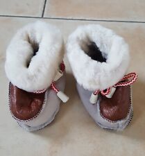 Lammfell Schuhe, Kinder, Leder