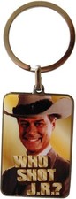 Dallas Schlüsselanhänger Offiziell J.R Ewing aus Metall Neu Who Shot Jr
