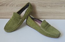 Sioux Carmona-700 Penny Loafer Slipper Mokassin Grün Gr. 8 = 42 Weite G