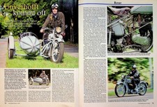 Oldtimer Praxis 2235) Victoria KR 50 Gespann in einer seltenen Vorstellung auf 4