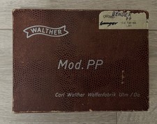 Alte Pappschachtel WALTHER Mod. PP (ohne Inhalt!)