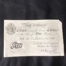 Bank of England £5 Five Pound