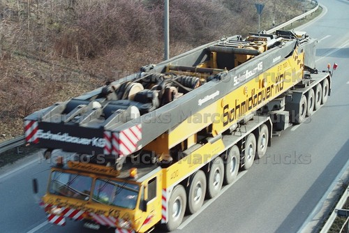Lkw foto kranwagen gelb - foto,