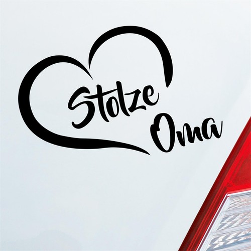 Auto aufkleber stolze - auto, oma