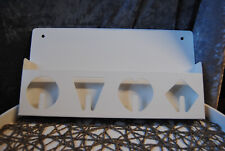 IKEA DIREKTIV   Metall Wandregal  Briefe mit Hacken weiß 28x15cm