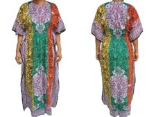 Afrikanisches Damen Kleid Dashiki Kaftan XL/2XL Bunt Sommer Frühling