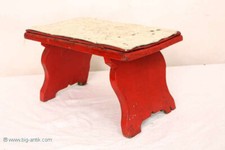 Shabby Chic! Antiker Fußhocker / Schemel / Fußbank / Blumenbank / Melkhocker / F