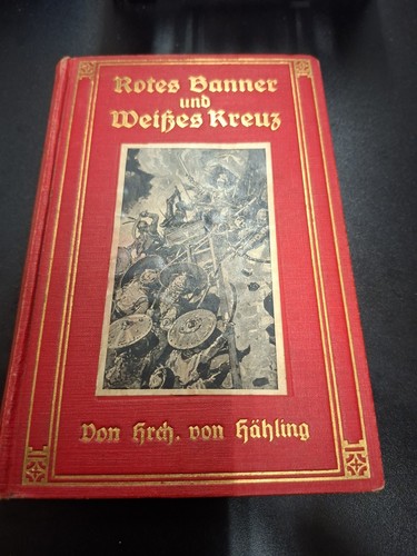 Rotes banner weisses - banner, kreuz
