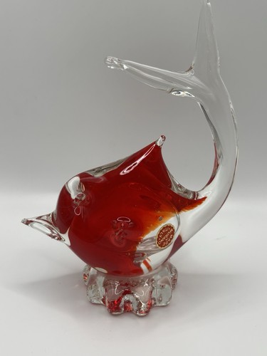 Vintage murano glas fisch - vintage, /