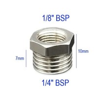 weibl 1/8" auf 1/4" Verbinder Airbrush Gewinde Adapter 1/4" 1/8" Gewindeadapter