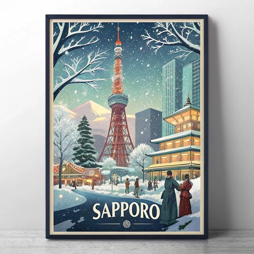 Majestätisches sapporo japan - majestätisches,