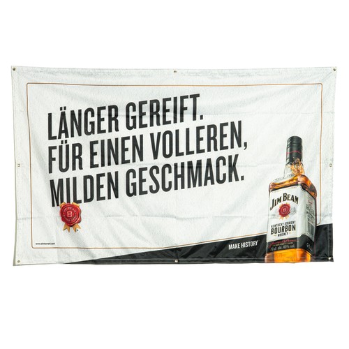 Jim beam whiskey fahne banner - beam,