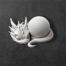 Babydrache – Echo Dot 5 Halter | Einfarbig PLA Ständer für Amazon Alexa Dot 5.