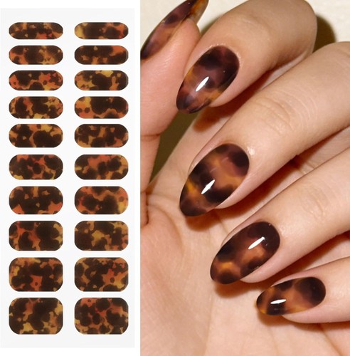 Leopardenmuster nagelfolien - leopardenmuster,
