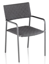 KETTLER Benito Stapelsessel Sunbrella® anthrazit / anthrazit / Küchenstuhl