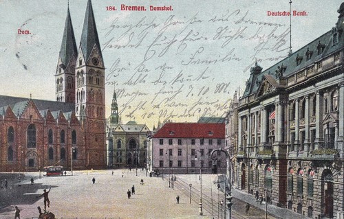 Postkarte bremen deutsche - postkarte,