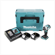 Makita DTD 154 RTJ Akku Schlagschrauber 18 V 1/4" 175 Nm + 2x Akku 5Ah + Lader