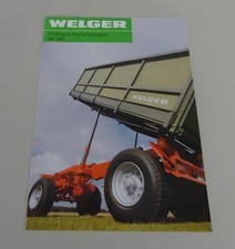 Prospekt / Broschüre Welger