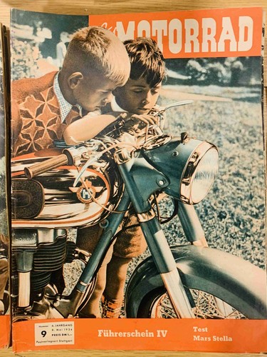 Motorrad 1954 vom - 1954, 8.