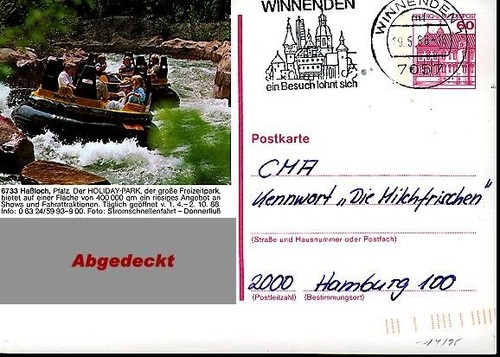 Bildpostkarte haßloch - (413),