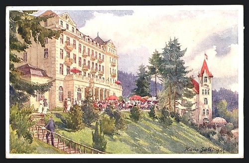 Künstler hans götzinger - künstler-ak,