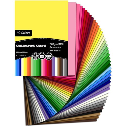 Tonpapier bastelkarton 40 - tonpapier,