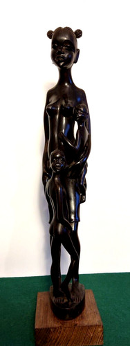Afrika ebenholz figuren frau - ebenholz,