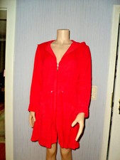 We Wo Damen  Bade - Saunamantel Morgenmantel Leicht Frottee mit Reißverschluß