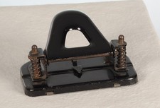 ur-alter Locher Brause Iserlohn 2200 schwarz Papierlocher Metall Büro
