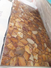 Naturbraun Achat Stein Mitte