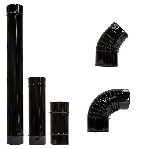 Emailliert rauchrohr 110 150mm - emailliert,