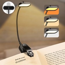 LED Leselampe Buchlampe Nachttischlampe USB Wiederaufladbar 3 Stufen Flexibel