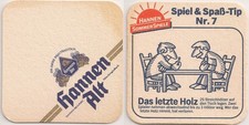 Hannen Alt - alter Bierdeckel