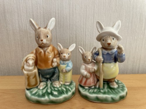 Ostern hasenfamilie porzellan - ostern:,