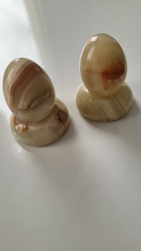 Onyx marmor eier auf - marmor,