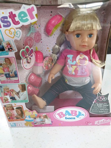 Baby born schwester puppe neu - baby,