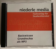 Basiswissen Grundrechte als MP3 auf CD + Text-PDF - gebraucht in Hülle (Jura)