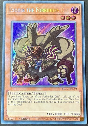 Yugioh exodia the - exodia, forbidden