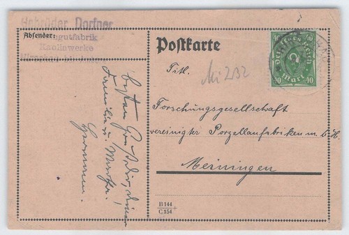 Reich 232 postkarte - 232,