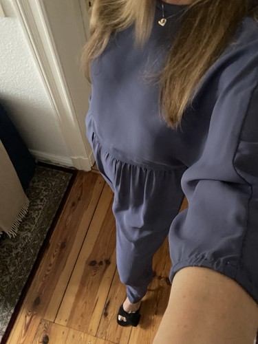 Sheer purple jumpsuit - purple,