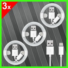 3x USB Ladekabel für Original iPhone 8 X XS XR 11 12 13 14 Pro Max  0.5 | 1 | 2m