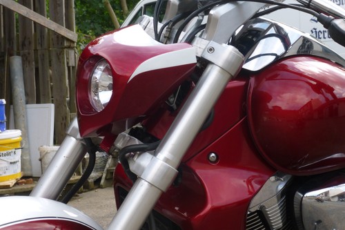 Lampenmaske dragrace suzuki - lampenmaske,