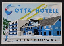 Altes Etikett OTTA HOTEL