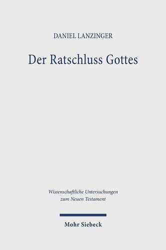 Der ratschluss gottes daniel - ratschluss,